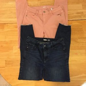 Old Navy Bundle Lot 2 Super Skinny Rockstar Jeans